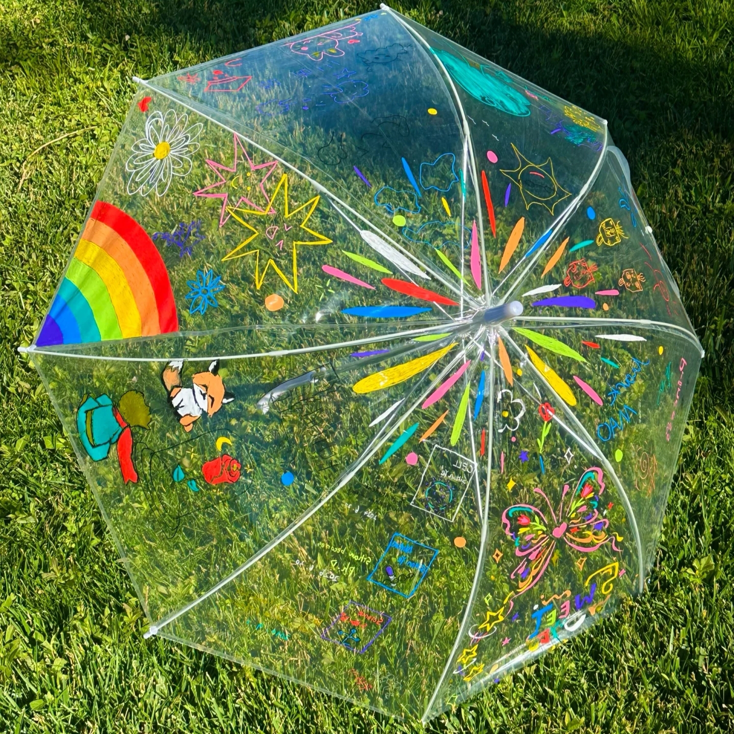 彩虹雨伞漂流记